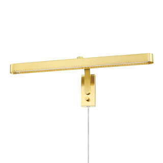 Julissa Plug-in Sconce in Aged Brass Finish