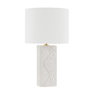 CORT Table Lamp in Aged Brass Finish