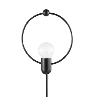 Darcy Plug-in Sconce in Soft Black Finish
