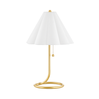 Martha Table Lamp in Aged Brass Finish