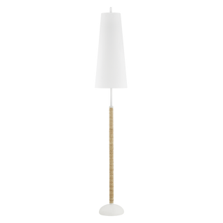 Mariana Floor Lamp in TEXTURED WHITE Finish