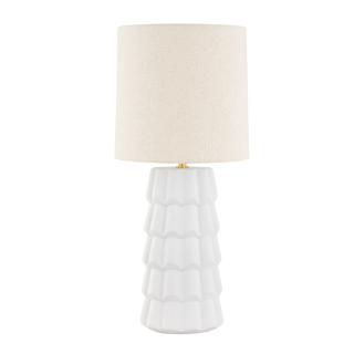 Maisie Table Lamp in Aged Brass Finish