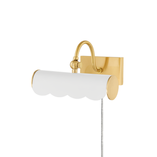FIFI Picture Light in Aged Brass Finish