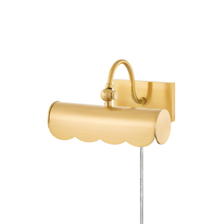 FIFI Picture Light in Aged Brass Finish