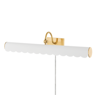 FIFI Picture Light in Aged Brass Finish
