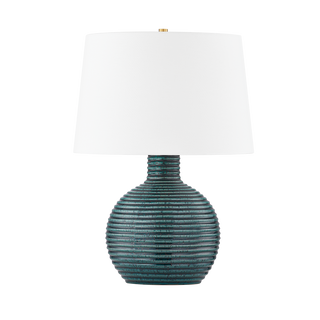 SARA Table Lamp in Aged Brass Finish