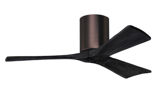 Irene-3H Series 42 Inch 3 blade paddle fan. Multiple Finish Options to choose from. Brushed Bronze / Matte Black Finish