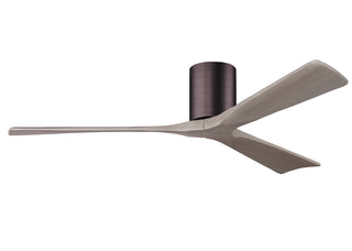 Irene-3H Series 60 Inch 3 blade paddle fan. Multiple Finish Options to choose from. Brushed Bronze / Gray Ash Finish