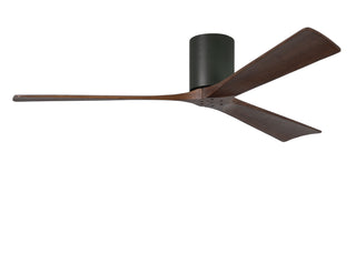 Irene-3H Series 60 Inch 3 blade paddle fan. Multiple Finish Options to choose from. Matte Black / Walnut Tone Finish