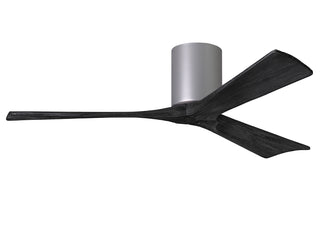 Irene-3H Series 52 Inch 3 blade paddle fan. Multiple Finish Options to choose from. Brushed Nickel / Matte Black Finish