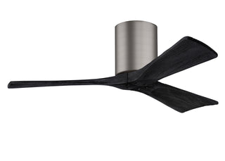 Irene-3H Series 42 Inch 3 blade paddle fan. Multiple Finish Options to choose from. Brushed Pewter / Matte Black Finish