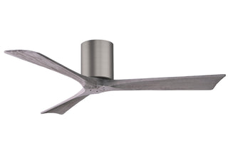 Irene-3H Series 52 Inch 3 blade paddle fan. Multiple Finish Options to choose from. Brushed Pewter / Barnwood Tone Finish