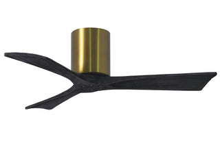 Irene-3H Series 42 Inch 3 blade paddle fan. Multiple Finish Options to choose from. Brushed Brass / Matte Black Finish