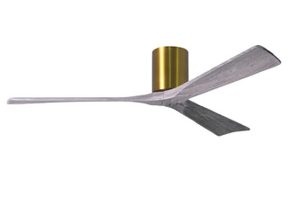 Irene-3H Series 60 Inch 3 blade paddle fan. Multiple Finish Options to choose from. Brushed Brass / Barnwood Tone Finish