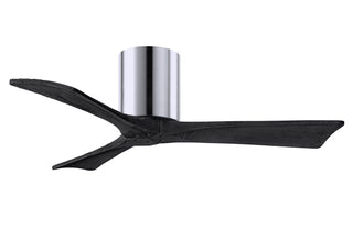 Irene-3H Series 42 Inch 3 blade paddle fan. Multiple Finish Options to choose from. Polished Chrome / Matte Black Finish