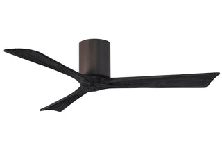 Irene-3H Series 52 Inch 3 blade paddle fan. Multiple Finish Options to choose from. Textured Bronze / Matte Black Finish