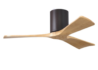 Irene-3H Series 42 Inch 3 blade paddle fan. Multiple Finish Options to choose from. Textured Bronze / Light Maple Finish