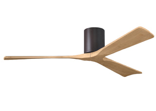 Irene-3H Series 60 Inch 3 blade paddle fan. Multiple Finish Options to choose from. Textured Bronze / Light Maple Finish