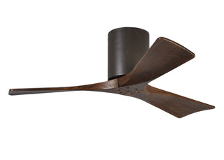 Irene-3H Series 42 Inch 3 blade paddle fan. Multiple Finish Options to choose from. Textured Bronze / Walnut Tone Finish