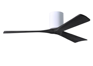 Irene-3H Series 52 Inch 3 blade paddle fan. Multiple Finish Options to choose from. Gloss White / Matte Black Finish