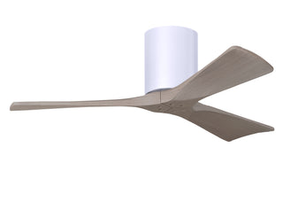 Irene-3H Series 42 Inch 3 blade paddle fan. Multiple Finish Options to choose from. Gloss White / Gray Ash Finish