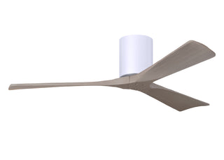 Irene-3H Series 52 Inch 3 blade paddle fan. Multiple Finish Options to choose from. Gloss White / Gray Ash Finish