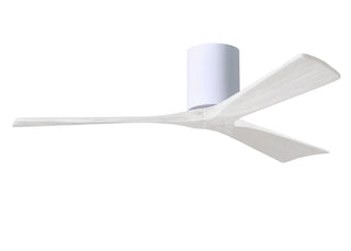 Irene-3H Series 52 Inch 3 blade paddle fan. Multiple Finish Options to choose from. Gloss White / Matte White Finish