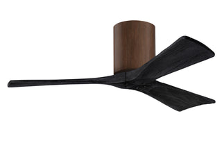 Irene-3H Series 42 Inch 3 blade paddle fan. Multiple Finish Options to choose from. Walnut / Matte Black Finish