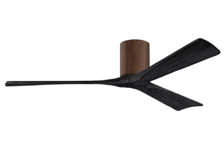 Irene-3H Series 60 Inch 3 blade paddle fan. Multiple Finish Options to choose from. Walnut / Matte Black Finish