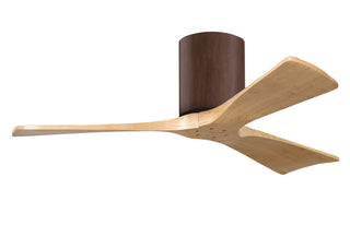 Irene-3H Series 42 Inch 3 blade paddle fan. Multiple Finish Options to choose from. Walnut / Light Maple Finish