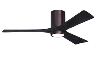 Irene-3HLK 52 Inch 3 blade paddle fan. Multipple Finish Options to choose from. Brushed Bronze / Matte Black Finish