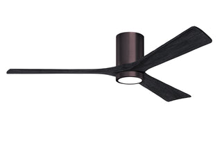 Irene-3HLK 60 Inch 3  blade paddle fan. Multiple Finish Options to choose from. Brushed Bronze / Matte Black Finish