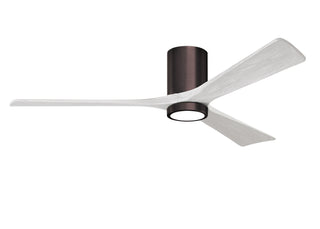 Irene-3HLK 60 Inch 3  blade paddle fan. Multiple Finish Options to choose from. Brushed Bronze / Matte White Finish