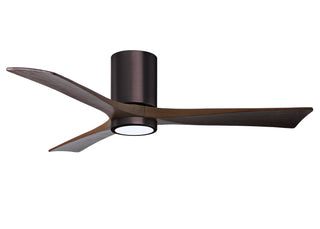 Irene-3HLK 52 Inch 3 blade paddle fan. Multipple Finish Options to choose from. Brushed Bronze / Walnut Tone Finish