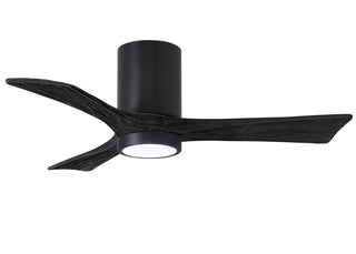 Irene-3HLK  42 Inch 3 blade paddle fan. Multiple Finish Options to choose from. Matte Black / Matte Black Finish