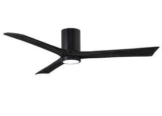 Irene-3HLK 60 Inch 3  blade paddle fan. Multiple Finish Options to choose from. Matte Black / Matte Black Finish