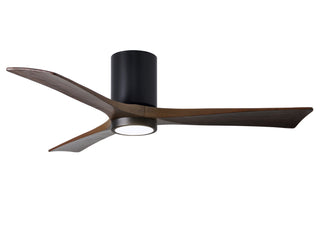 Irene-3HLK 52 Inch 3 blade paddle fan. Multipple Finish Options to choose from. Matte Black / Walnut Tone Finish