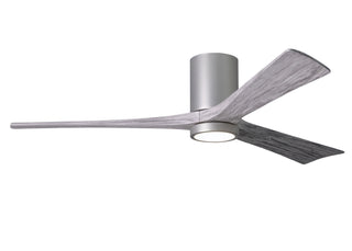 Irene-3HLK 60 Inch 3  blade paddle fan. Multiple Finish Options to choose from. Brushed Nickel / Barnwood Tone Finish