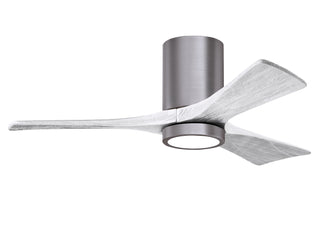 Irene-3HLK  42 Inch 3 blade paddle fan. Multiple Finish Options to choose from. Brushed Pewter / Matte White Finish