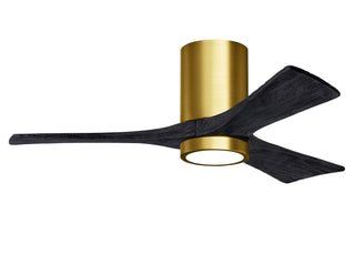 Irene-3HLK  42 Inch 3 blade paddle fan. Multiple Finish Options to choose from. Brushed Brass / Matte Black Finish