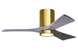 Irene-3HLK  42 Inch 3 blade paddle fan. Multiple Finish Options to choose from. Brushed Brass / Barnwood Tone Finish