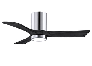 Irene-3HLK  42 Inch 3 blade paddle fan. Multiple Finish Options to choose from. Polished Chrome / Matte Black Finish