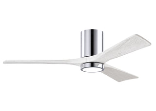 Irene-3HLK 52 Inch 3 blade paddle fan. Multipple Finish Options to choose from. Polished Chrome / Matte White Finish