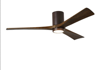 Irene-3HLK 60 Inch 3  blade paddle fan. Multiple Finish Options to choose from. Textured Bronze / Walnut Tone Finish