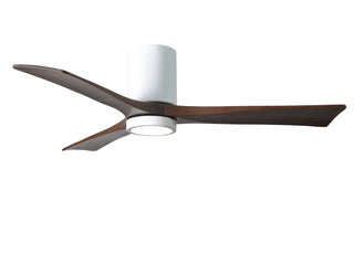 Irene-3HLK 52 Inch 3 blade paddle fan. Multipple Finish Options to choose from. Gloss White / Walnut Tone Finish