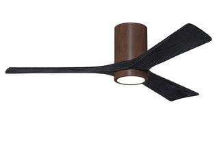 Irene-3HLK 52 Inch 3 blade paddle fan. Multipple Finish Options to choose from. Walnut Tone / Matte Black Finish