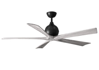 60 inch Irene-3 three-blade paddle fan. Multiple Size and Finish Options to choose from. Matte Black / Barnwood Tone Finish / 60 Inch