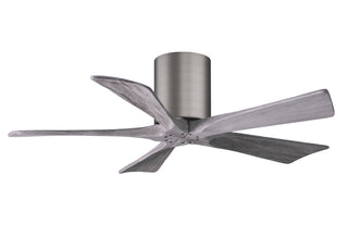 Irene-5H Series 42 Inch 5 blade paddle fan. Multiple Finish Options to choose from. Brushed Pewter / Barnwood Tone Finish