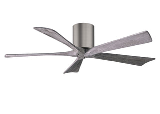 Irene-5H Series 52 Inch 5 blade paddle fan. Multiple Finish Options to choose from. Brushed Pewter / Barnwood Tone Finish