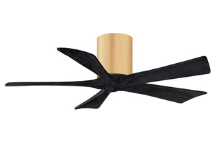 Irene-5H Series 42 Inch 5 blade paddle fan. Multiple Finish Options to choose from. Light Maple / Matte Black Finish